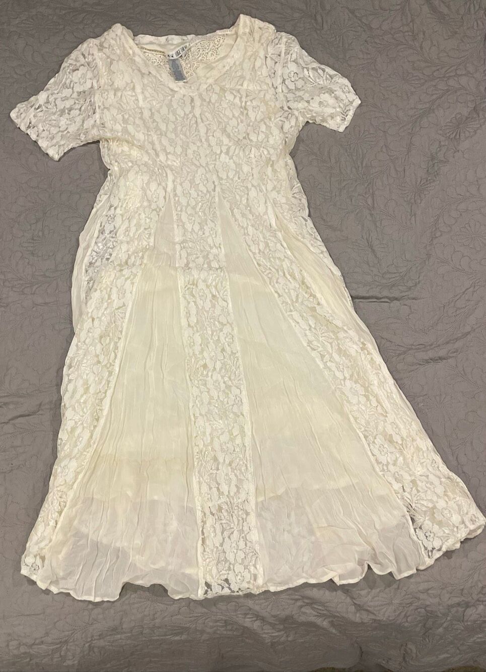 Together! Vintage 90’s Grunge 12 Gown Dress Long Flowy